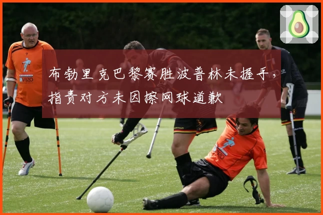 布勃里克巴黎赛胜波普林未握手,指责对方未因擦网球道歉